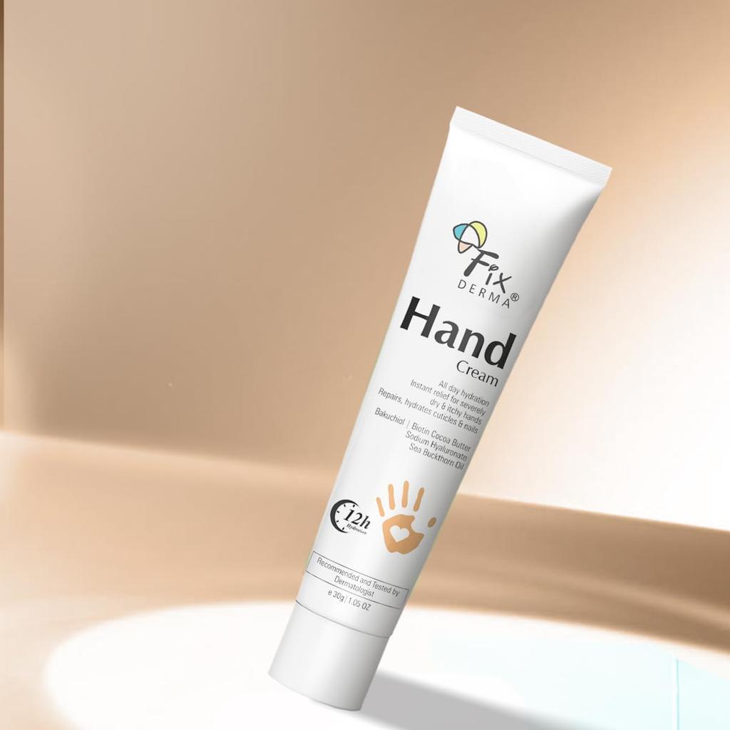Fixderma Hand Cream for Women & Men | Hand Moisturizer | Hand Cream for Dry and Rough Hands | Cocoa Butter | Cream for Itchy Hand | All Skins Types