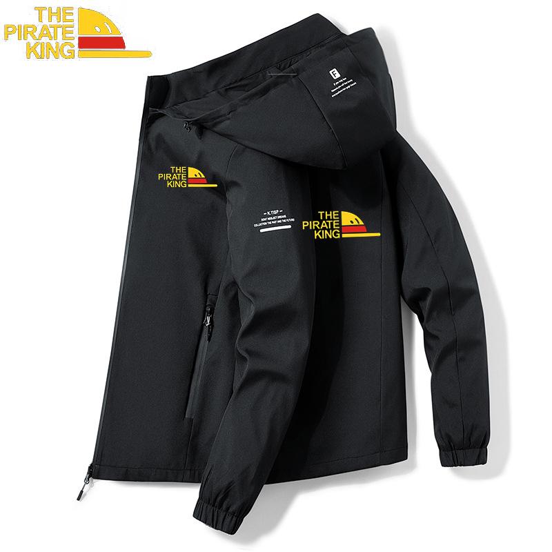 Men Hooded Jacket Male Windbreakers Outerwear Coats Spring Autumn Casual Cargo Jacket XS