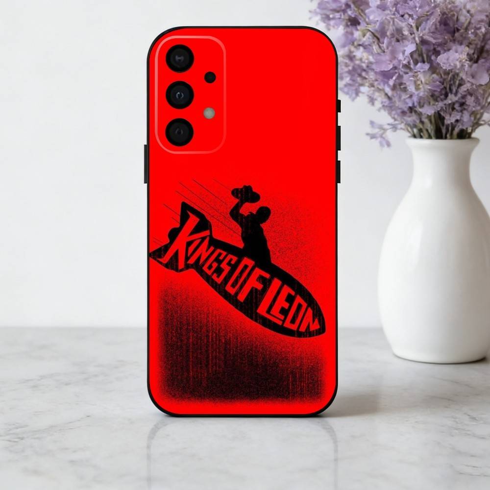 Electrifying K-Kings of Leon Band Phone Case For Samsung Galaxy A73,A72,A71,A70,A53,A52,A51,Soft Silicone Black Cover
