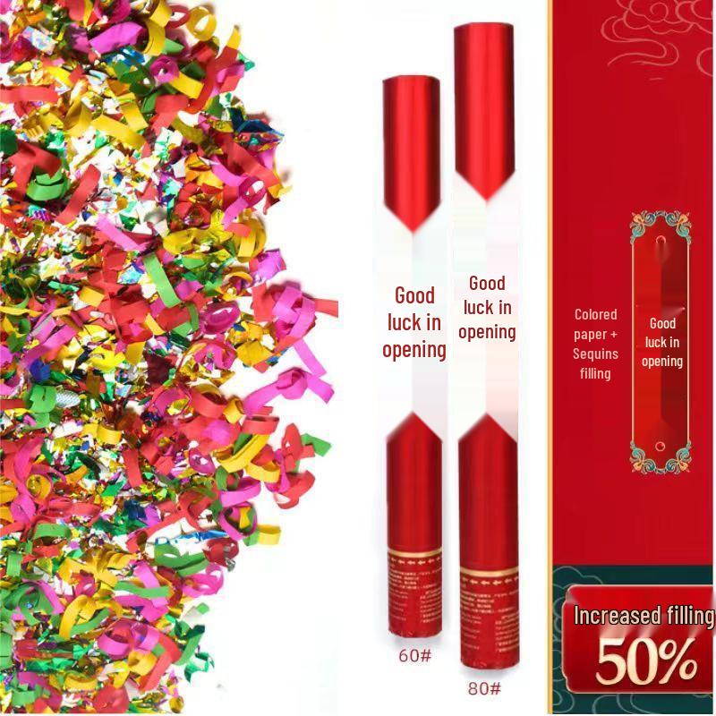 JINGRUIXIANG Gold Glitter Confetti Cannons - 20 Pack