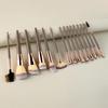 Jumbo 15-Piece Makeup Brush Set: Soft Hair for Powder, Blush, Eyeshadow, and Concealer.