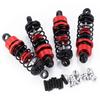 TRZX 4pcs RC Shock Absorbers, Front and Rear Shock Absorbers, 55mm and 62mm, Upgrade Parts for Tamiya TT02 1/10 RC Drift Car (62mm Red)