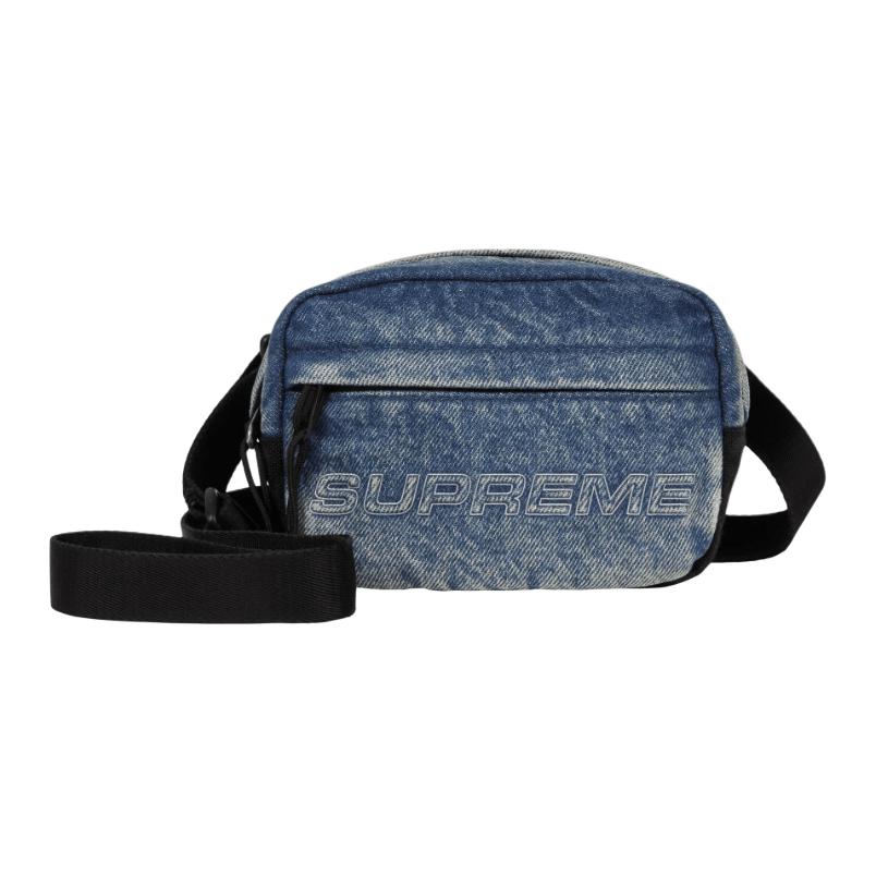 New Supreme Cotton Crossbody Bags Mini Women's Denim Blue SUP-FW25-19