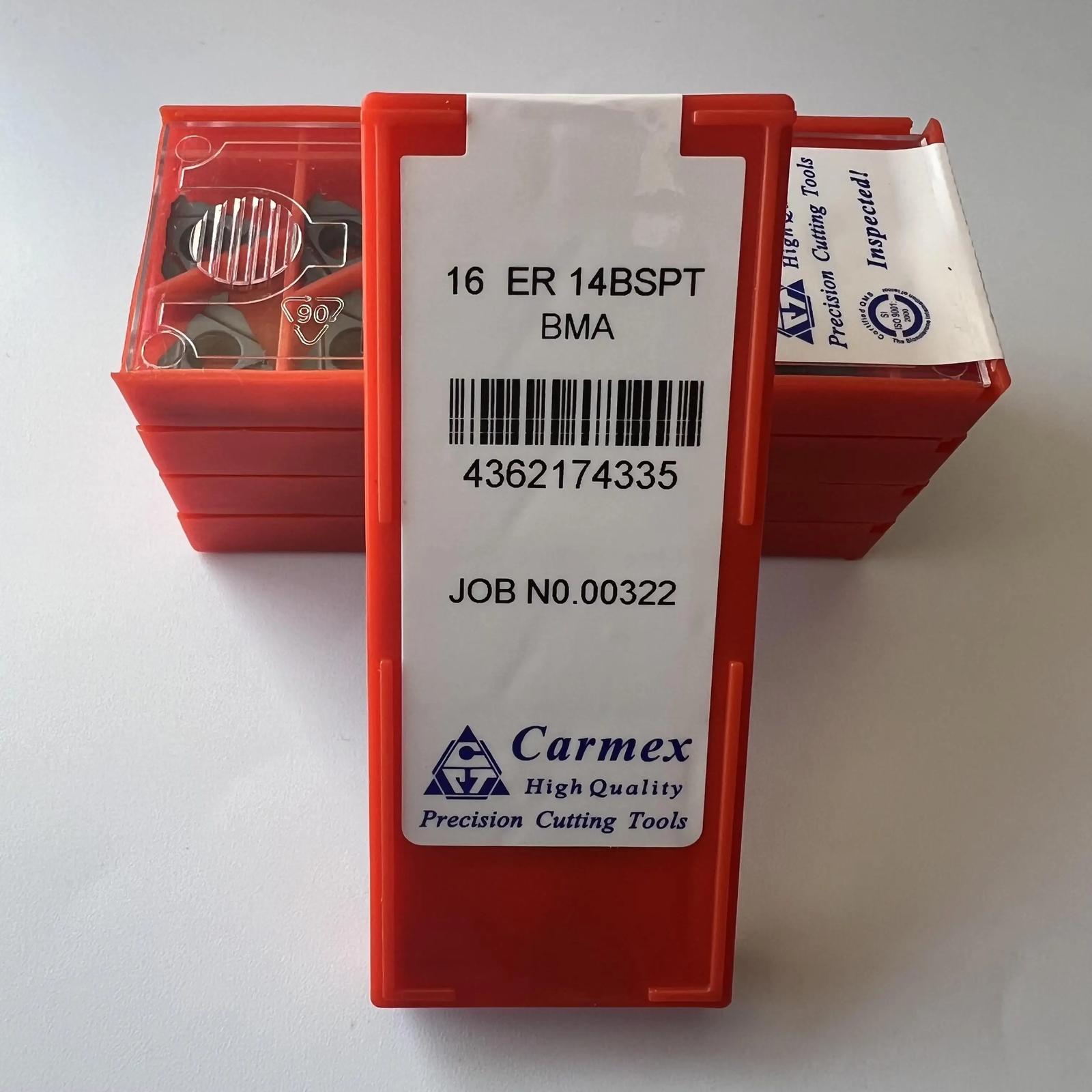 

Original / 16ER14BSPT BMA / Industrial indexable Carbide Inserts 10 Pcs
