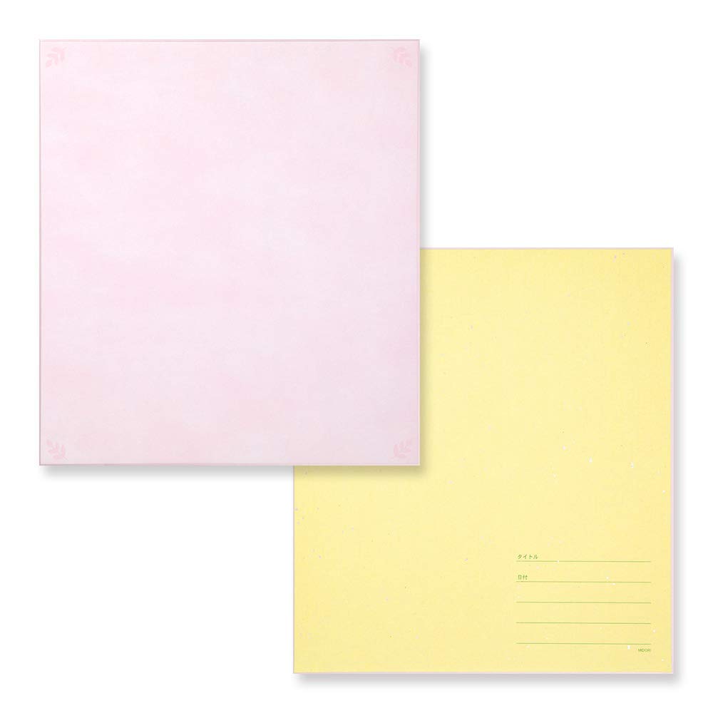 DESIGNPHIL MIDORI Colored Paper with Floral 33244006 Stickers, Pattern,