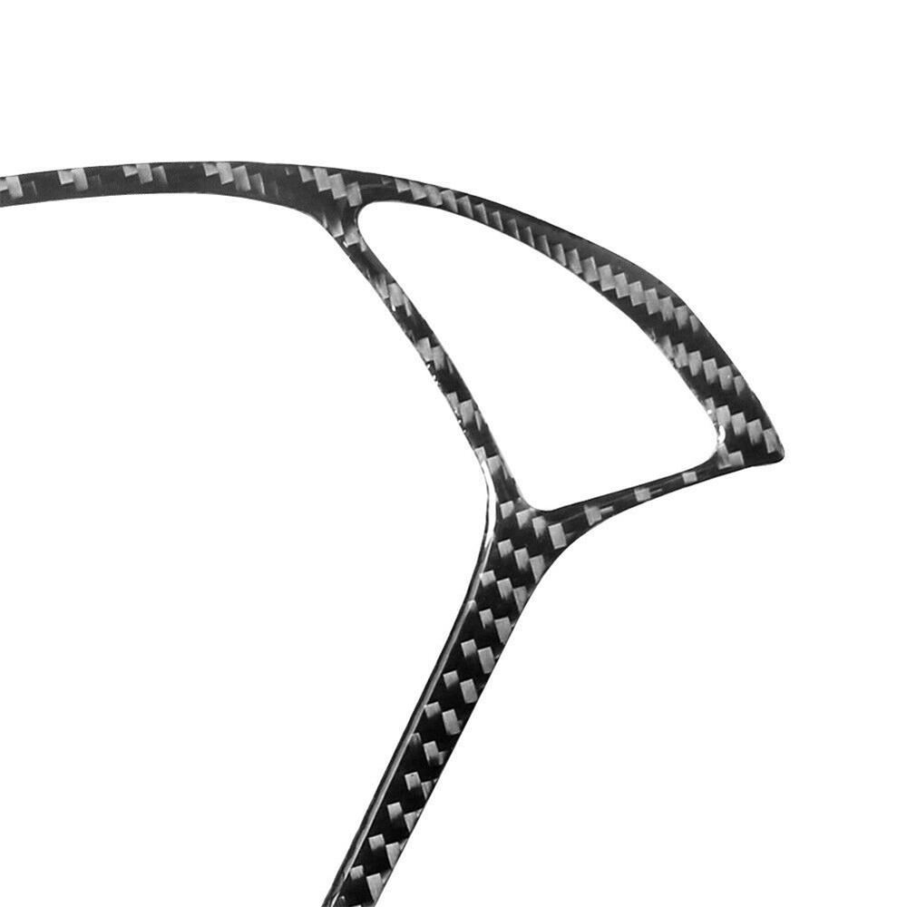 Carbon Fiber Steering Wheel Frame Cover Trim For Infiniti G37 Sedan 2010-2013