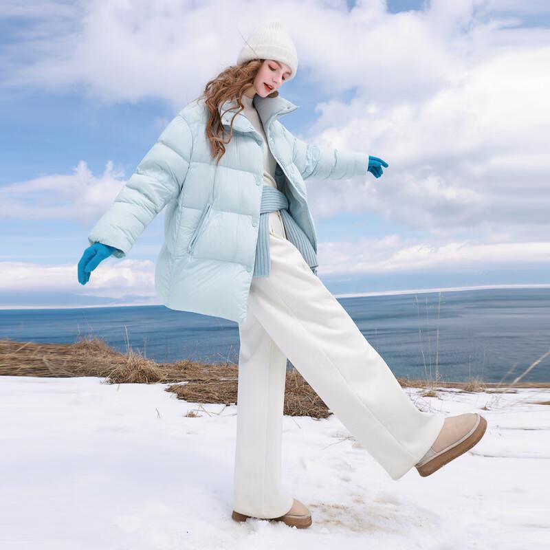 

Sancai 2025 Зимняя водонепроницаемая куртка с 90% пуха белой утки M 160/84A