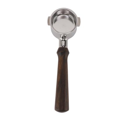 51mm Bottomless Portafilter with 2 Ear Fits for Delonghi Coffee Maker Stainless Steel Bottomless