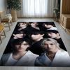 HD Stray Kids Kpop Star Living Room Non-Slip Area Rug Soft Carpet for Bedroom Kids Playroom Sofa,Home Decor Doormat Gift