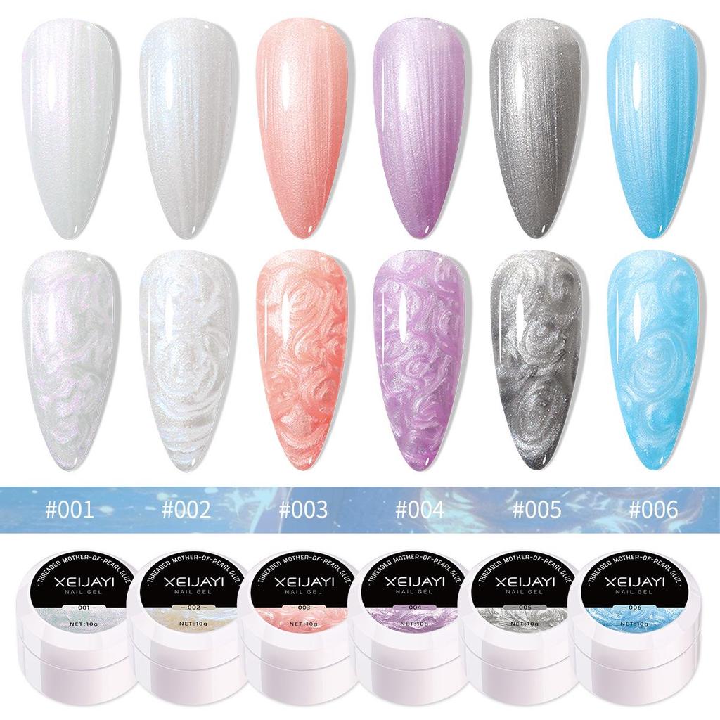 Mermaid Pearl Gel Nail Polish for Salon & Nail Art - Exclusive Influencer Favorite with Light Therapy