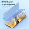 Smorss 3D Gebogener Vollflächig Klebender Displayschutz aus Gehärtetem Glas für vivo