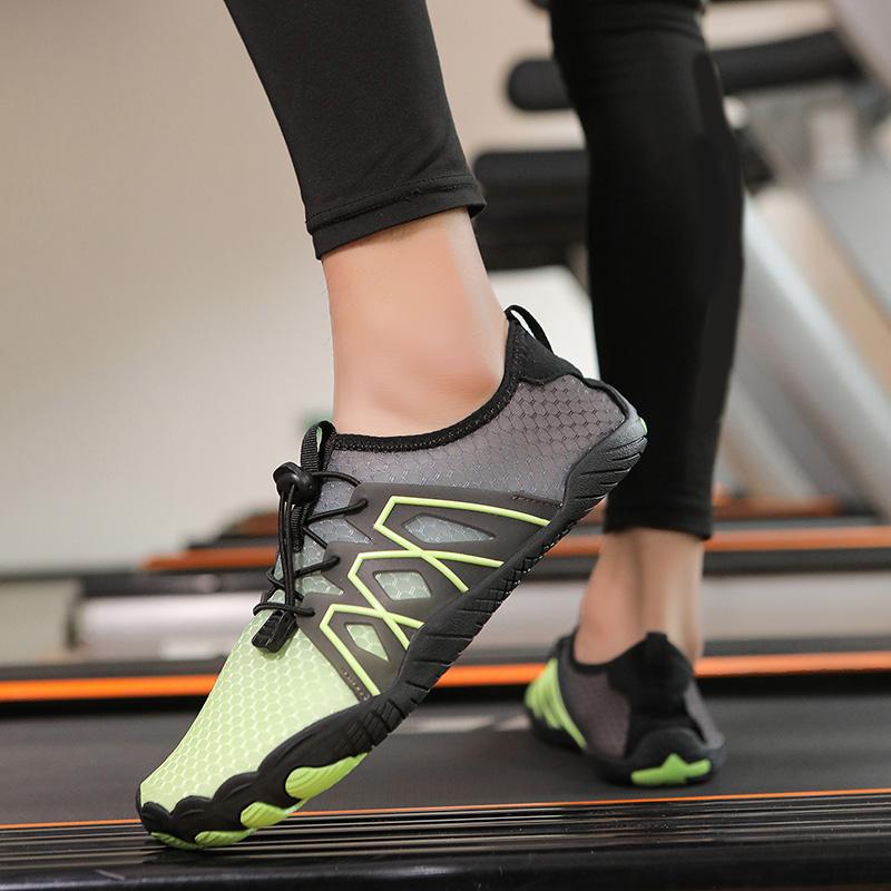 Herren Barfuß Flats Weite Handfläche Fahrschuhe Damen Orange Wasser Aqua Schwimmen Flussaufwärts Schuhe Yoga Fitness Schuhe Große Größe