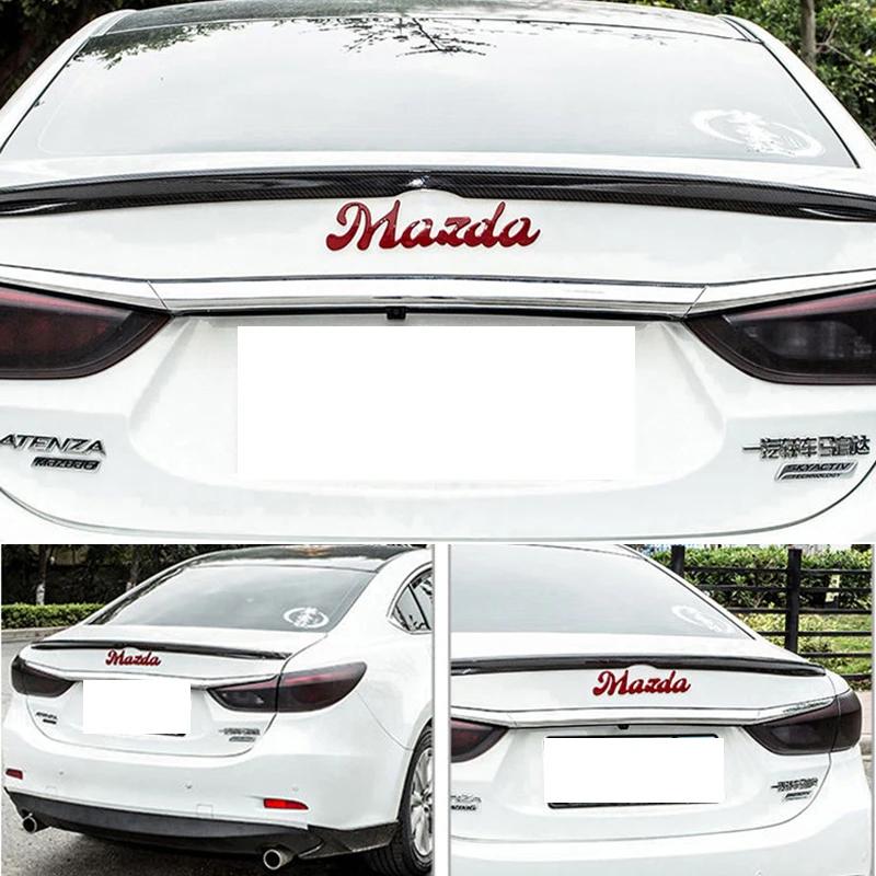 For Mazda CX3 CX5 MX3 CX4 CX9 CX7 RX8 Atenza Axela Protege Car Front Rear Emblem Stickers Decals Trunk Badge Auto Accessories k1