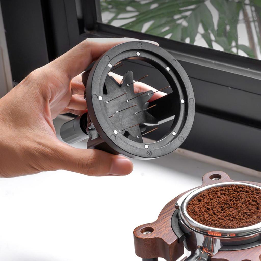 Rotary Needle Powder Distributor Magnetic Coffee Powder Scatterer Anti-slip Powder Needle