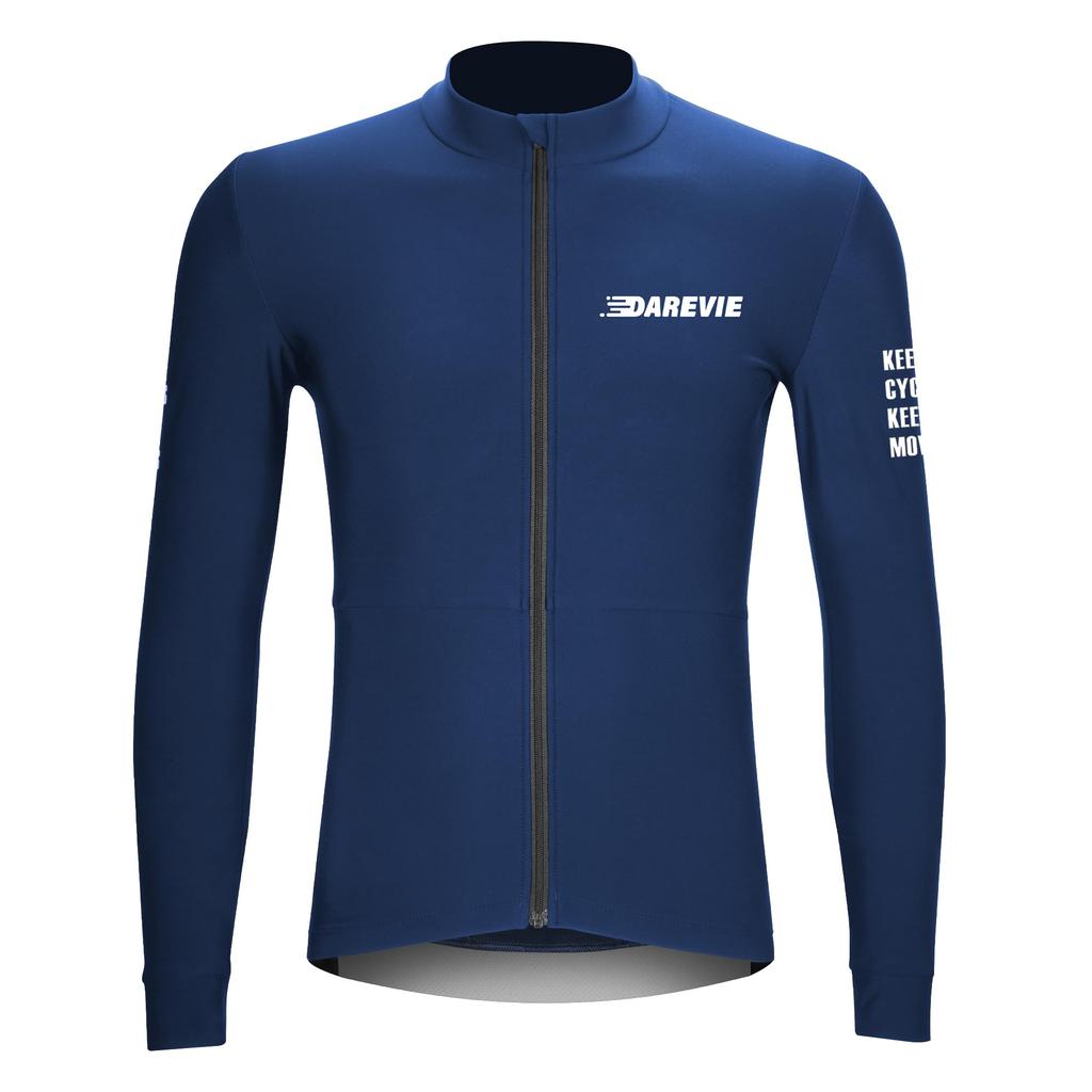 Darevie Cycling Long Cycling and Road Bike High Suitable for Temperatures from Jersey, Sleeve, Fleece-Lined, Autumn/Winter, Wear, Lightweight,