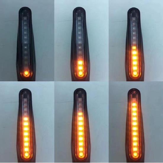 Universal LED Motorcycle Turn Signals Lightings Waterproof IP68 Tail Flasher Flowing Water Blinker Motorcycle Flashing