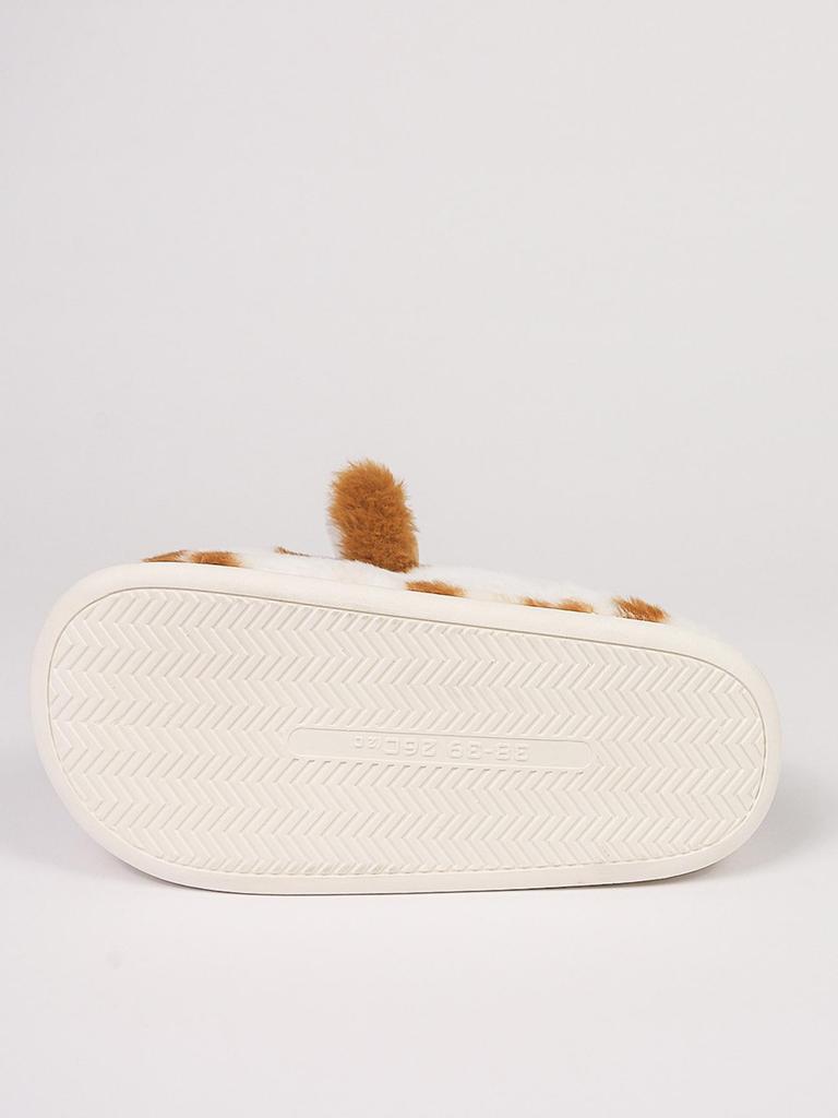 Unisex Plush Cotton Slippers: Warm, Thick-Soled Indoor Footwear for Men and Women