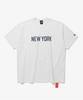 Mlb Cooperstown New York Yankees Flag T-Shirt White
