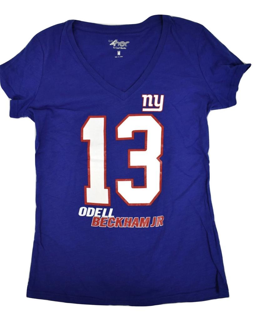 G-III 4 Her Womens NFL New York Giants Odell Beckham Jr. Shirt New M