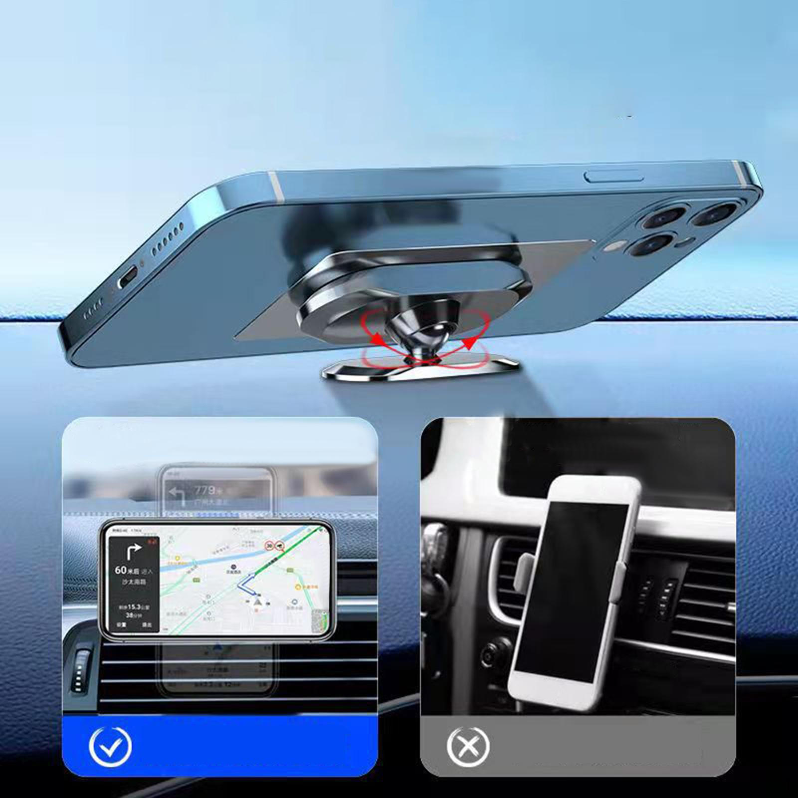 Magnetic Car Phone Holder Adjustable Easily to Install Dashboard
