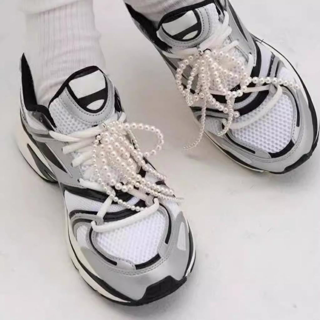 Elegant Pearl Bowknot Charm for Jewelry Making DIY Keychain Necklace Earrings Crafts Shoe Buckle Ornament Accessories