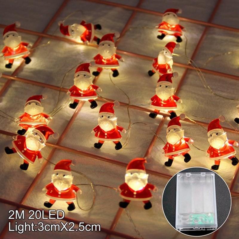 LED String Lights For Xmas Christmas Tree Garland Outdoor Party Wedding Decoration Santa Light MIT