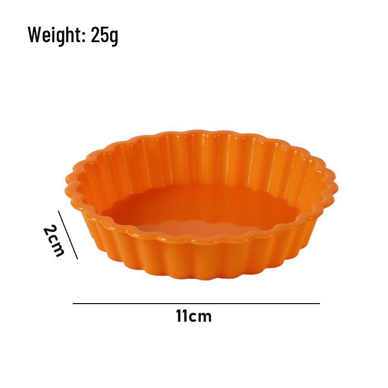 High-Temperature Resistant Round Silicone Cake Mold - Easy Demolding Baking Tool