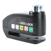 Bicycle Alarm Disc Lock Security Alarm Disc Brake Lock Riding Equipment for Mountain Bike Electric Vehicles Black