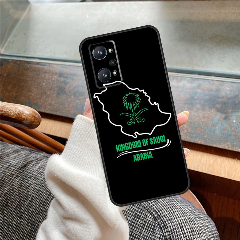 Kingdom of Saudi Arabia Flag Case For Realme 12 Pro Plus 11 13 14 C63 C61 C55 C51 C53 C25 C65 C67 C71 C75 GT6 GT7 15 Pro
