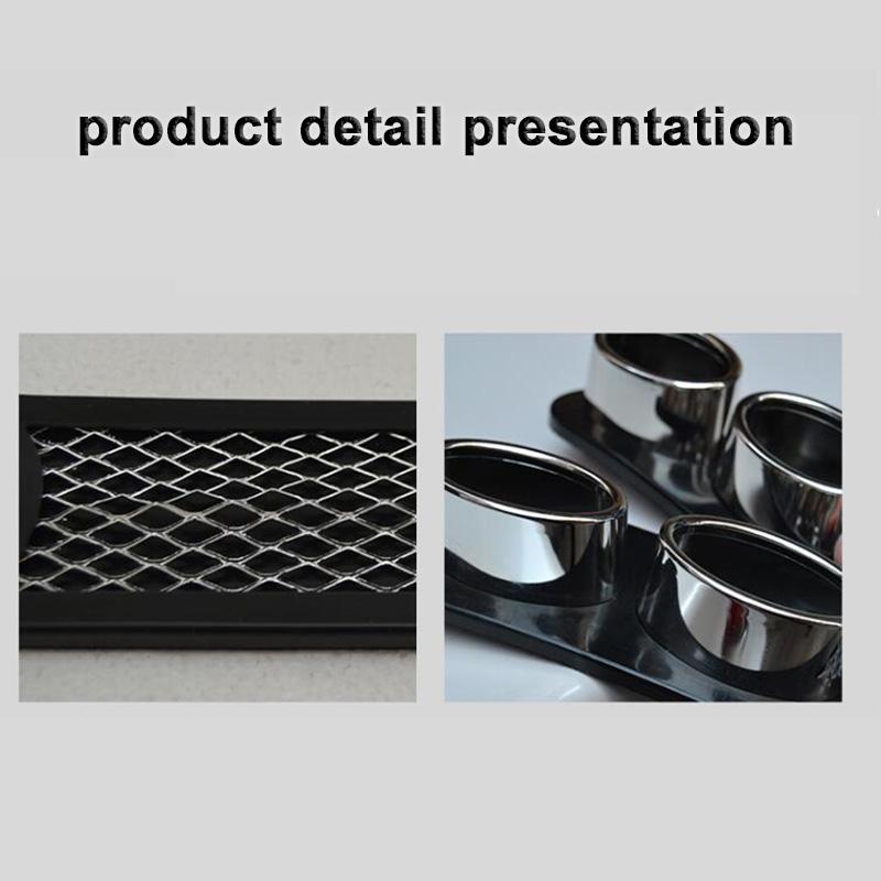 Car Simulation Tuyere Exhaust Pipe Mouth Decoration Sticker 3D Fake Air Vent At The Rear  Exterior Modification
