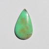 Natural Chrysoprase Gemstone Cabochon - Loose Semi Precious Stone 19 Carats Pear Shape 33x19 Mm, Jewelry Craft Supply
