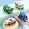 Funny building block city vehicle model, school bus, fire truck, ambulance, business car, nice holiday gift for friends