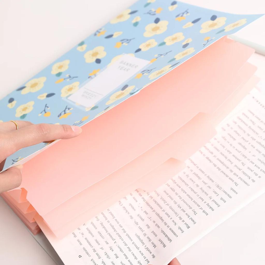 A4 File Multi-Layer Folders Organizer Paper Document Desk Document Bag Filing Products Office Accessories And School Supplies