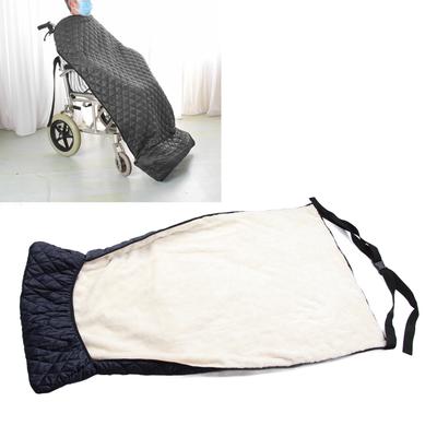 Wheelchair Warm Covers Soft Breathable Thickened Half Wrap Versatile Wheelchair Blanket for Indoor Outdoor