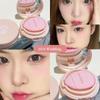 HERORANGE Air Cushion Blush Matte Natural Color Mashed Potato Texture Single Color Cream Blush