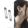 1 Pair Gothic Black Steel-Color Funny Screw Back Stud Earrings For Men/Women Round Ball Spike Cone Tip Stainless Steel Jewelry