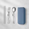 Stainless Steel Portable Cutlery Set 304 Material Foldable Design For Picnic Camping