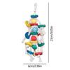 Bird Toys Multicolored Parrot Cage Bite Toys Parrot Toys For Foraging And Chewing Large Parrot Cage Bite Tearing Toys With