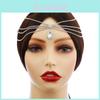 Ethnic Feng Shui Diamond Pendant Design Multi Layer Chain Women Headpiece For Women Travel Gift