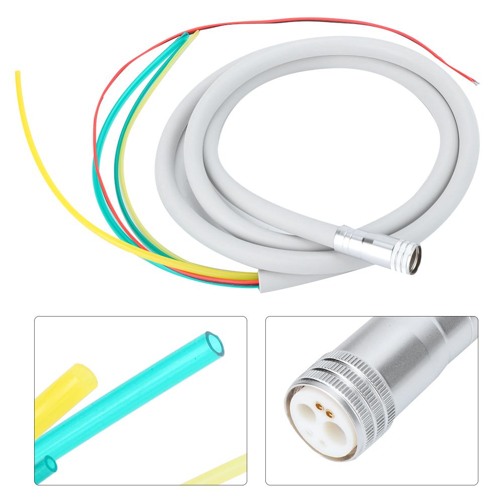 Dental 6 Hole Tube Hose for High Speed Fiber Optic LED Handpiece Dental Accessory