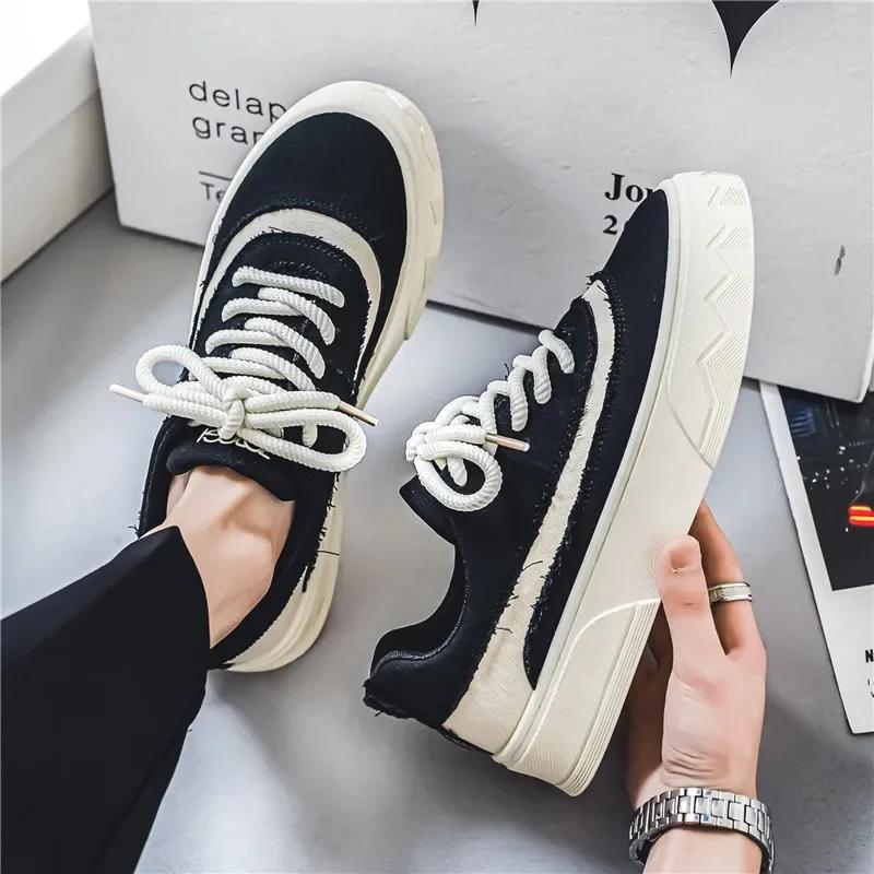 Fashion Men's Casual Shoes Luxury Handmade Sneakers for Men Sport Comfort Designer Shoes Tennis Skateboard Shoes Zapatillas De Deporte