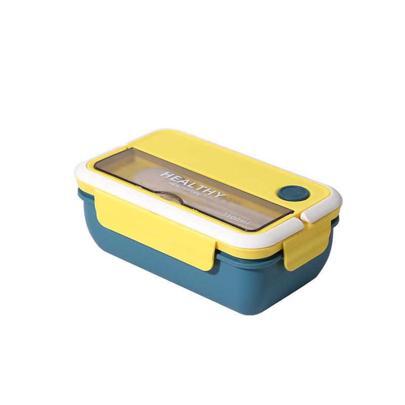 Large Capacity Multifunctional Lunch Box with Portable Cutlery and Sealed Compartments
