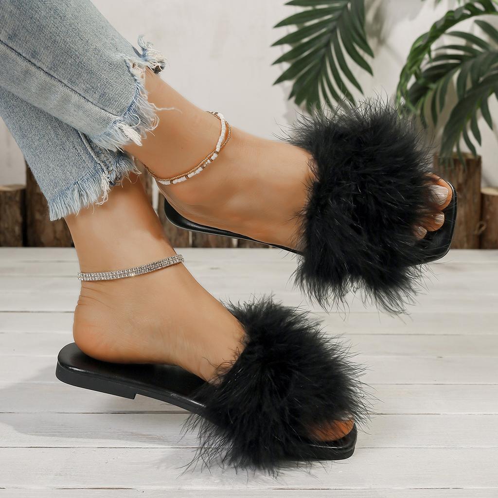 Fashion Designer 2025 Women's Summer New Fashion Open Toe Flat Comfort Sandals Outdoor Casual Dress Party Women's Slippers Zapatos