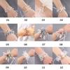 Party Decor Lace-up Hand Flower Bridal Prom Accessories Bride Wrist Flower Bridesmaid Bracelet Flower Bracelet Hand Flowers