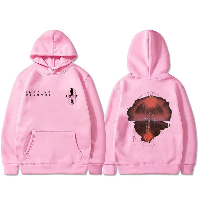 Rock Band Imagine Dragons Loom World Tour 2025 Hoodie Men Women Fashion Hip Hop Oversized Sweatshirt Male Vintage Casual Hoodies