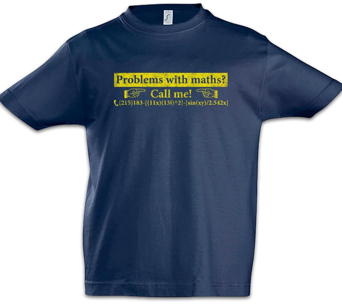 Problem with Maths? Boys kids boys T-Shirt Mathematics Teacher Professor Fun Geek Science 100