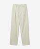 WOERA Wide Leg Cotton Pants - Off-White / N1029Offwhite