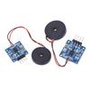 2 Stück Piezoelektrischer Vibrations-Tipp-Sensor-Modul AD DO Ausgang Einstellbare Empfindlichkeit Vibrationsschalter-Modul