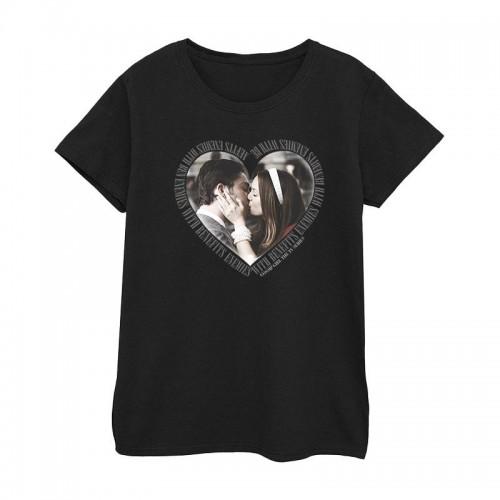 Gossip Girl Womens/Ladies Chuck And Blair Heart Cotton T-Shirt