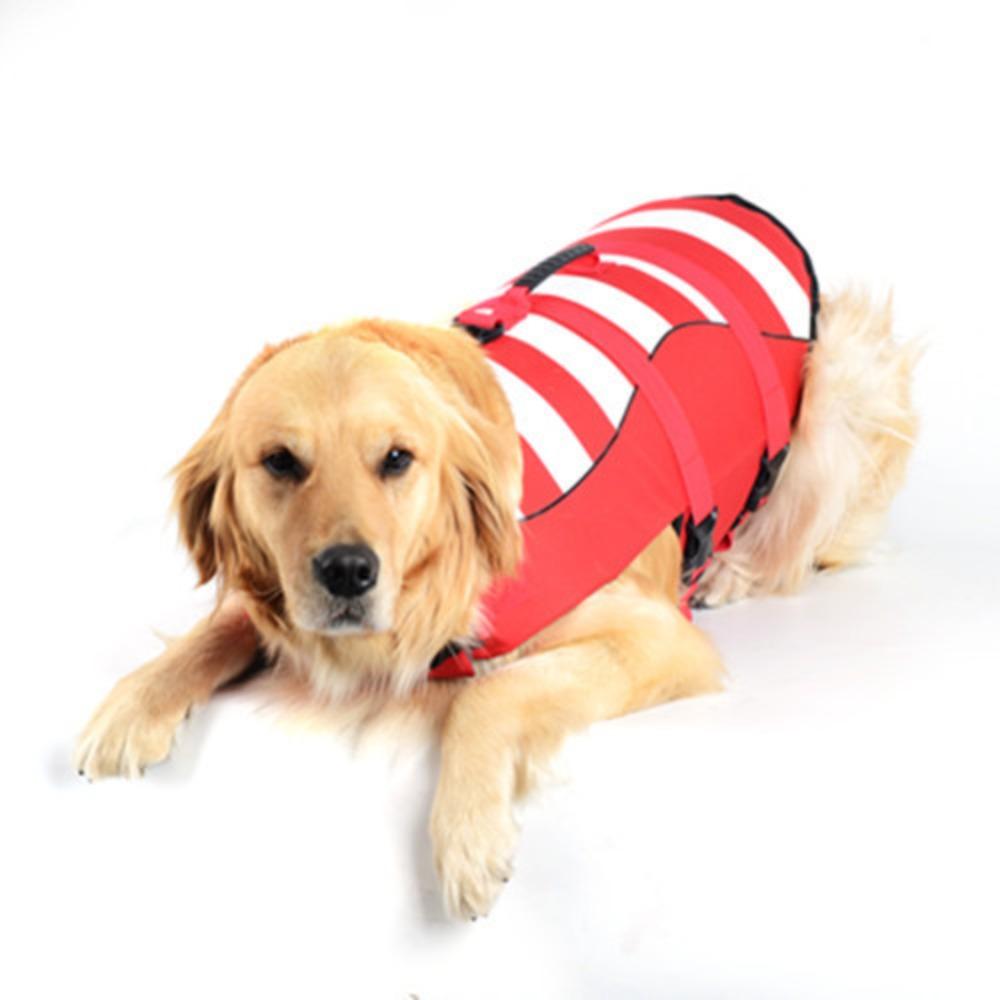 Reflective Dog Life Jacket Superior Buoyancy Pet Life Preserver  for Small Medium Dogs